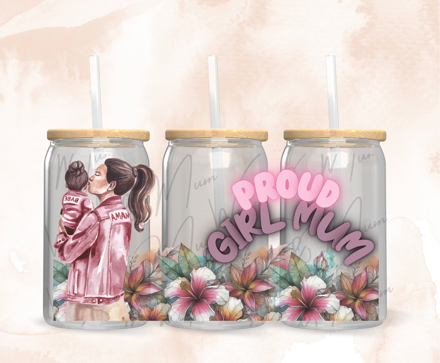 UV DTF 16OZ WRAP - Affirmation 33 - Proud Girl Mum