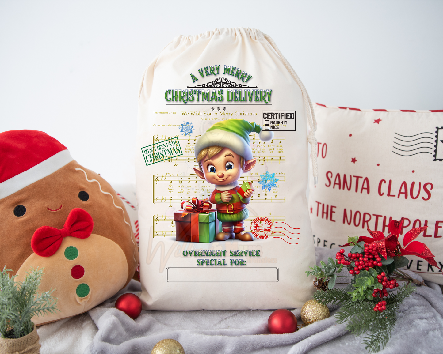 Heat Transfers - Christmas Sack |8 |Elf