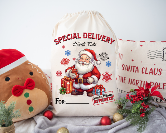 PRE-ORDER - Heat Transfers - Christmas Sack - Santa