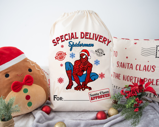 Heat Transfers - Christmas Sack - 1 spider