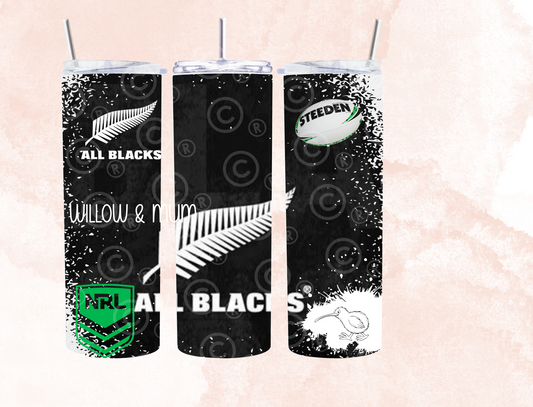 UV DTF 20oz NRL - All Blacks