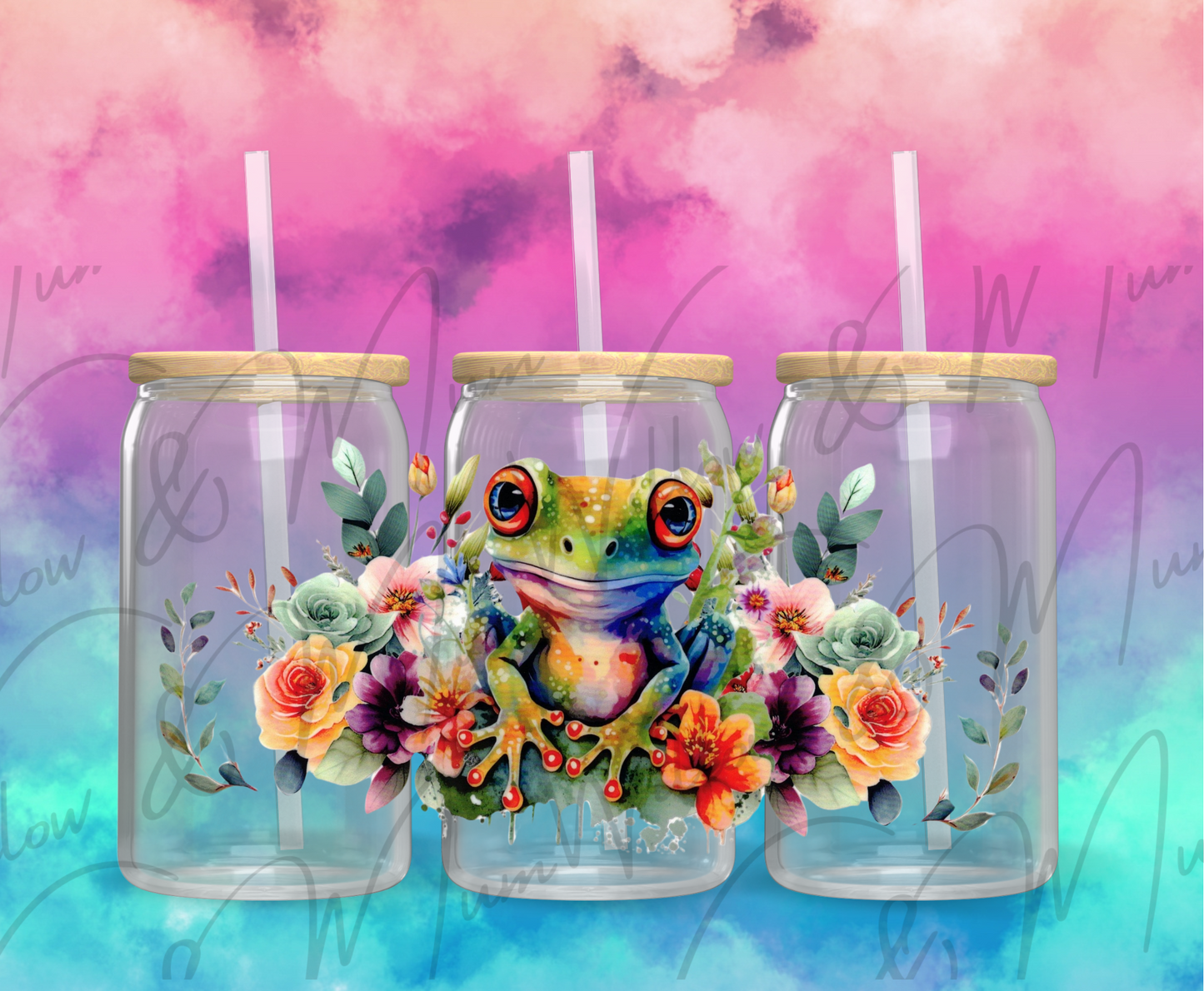 UV DTF 16OZ WRAP - ANIMALS 28 - Frog