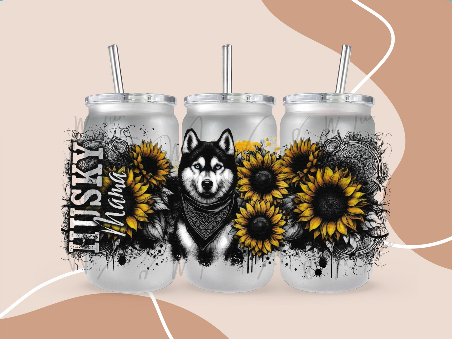 UV DTF 16OZ WRAP - ANIMALS 87 - Husky Mama