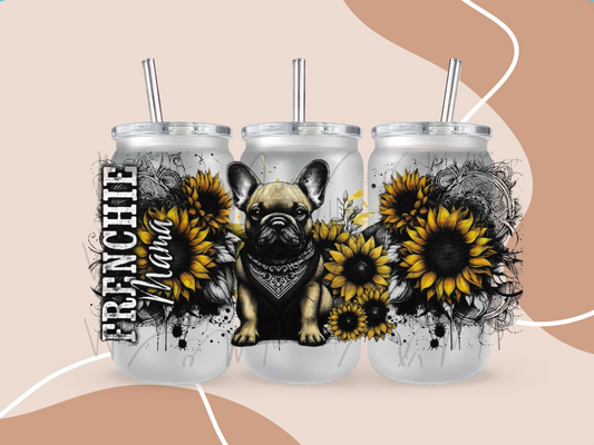 UV DTF 16OZ WRAP - ANIMALS 88 - Frenchie Mama