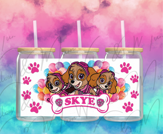 UV DTF 16OZ WRAP - KIDS 56 - Skye Paw Patrol