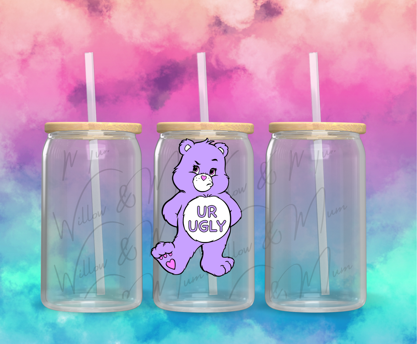 UV DTF Decals - Swear Bear - 98