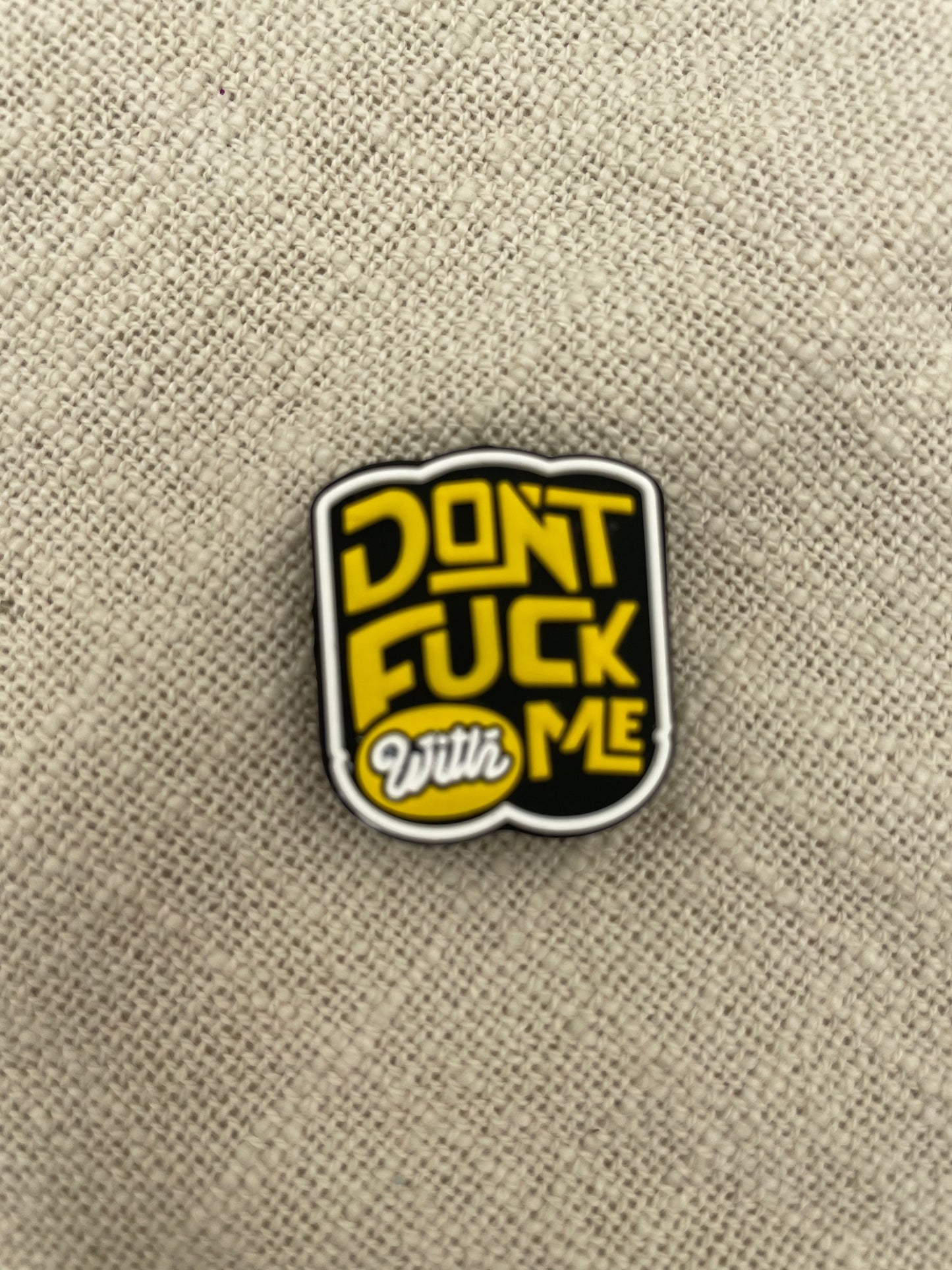 Silicone Focal Bead - Don’t fuck with me 47