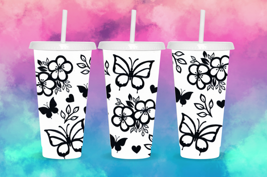 UV DTF 24OZ WRAP - 1 - butterflies