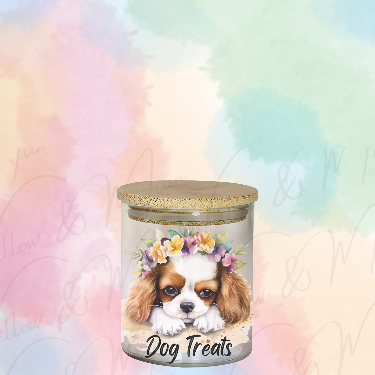 Canister decal - 3 Large Dog Treat