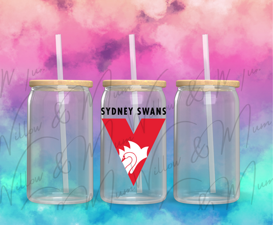 UV DTF Decals - AFL - Sydney Swans