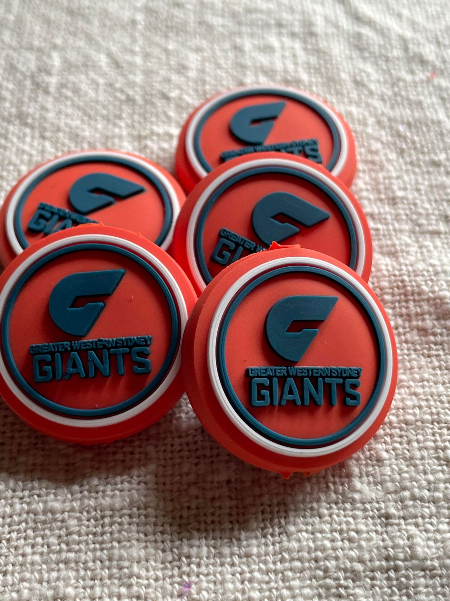 Silicone Focal Bead - AFL - GIANTS