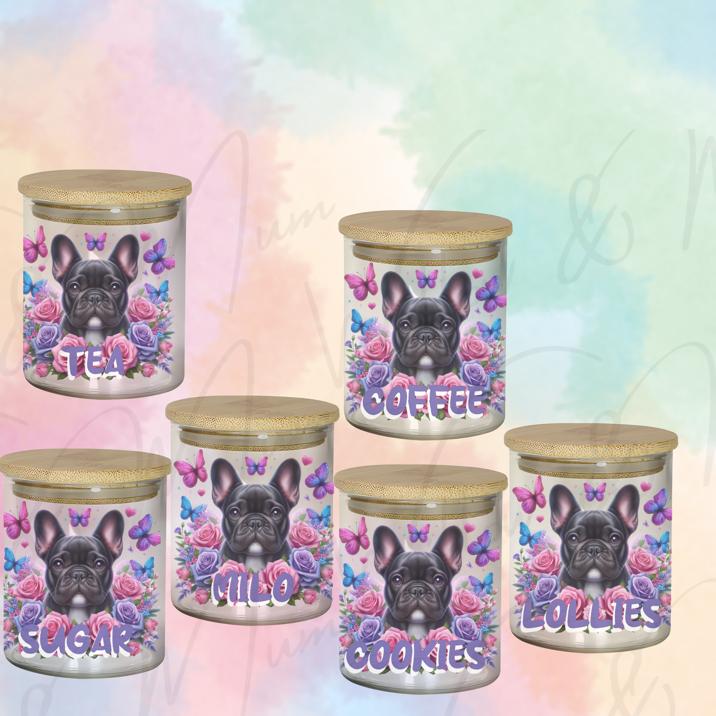 Canister decals - 8  Dog 4