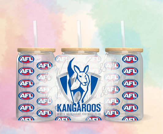 UV DTF 16OZ WRAP - AFL - KANGAROOS D2