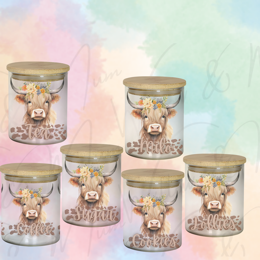 Canister decals - 5 Cow Bundle