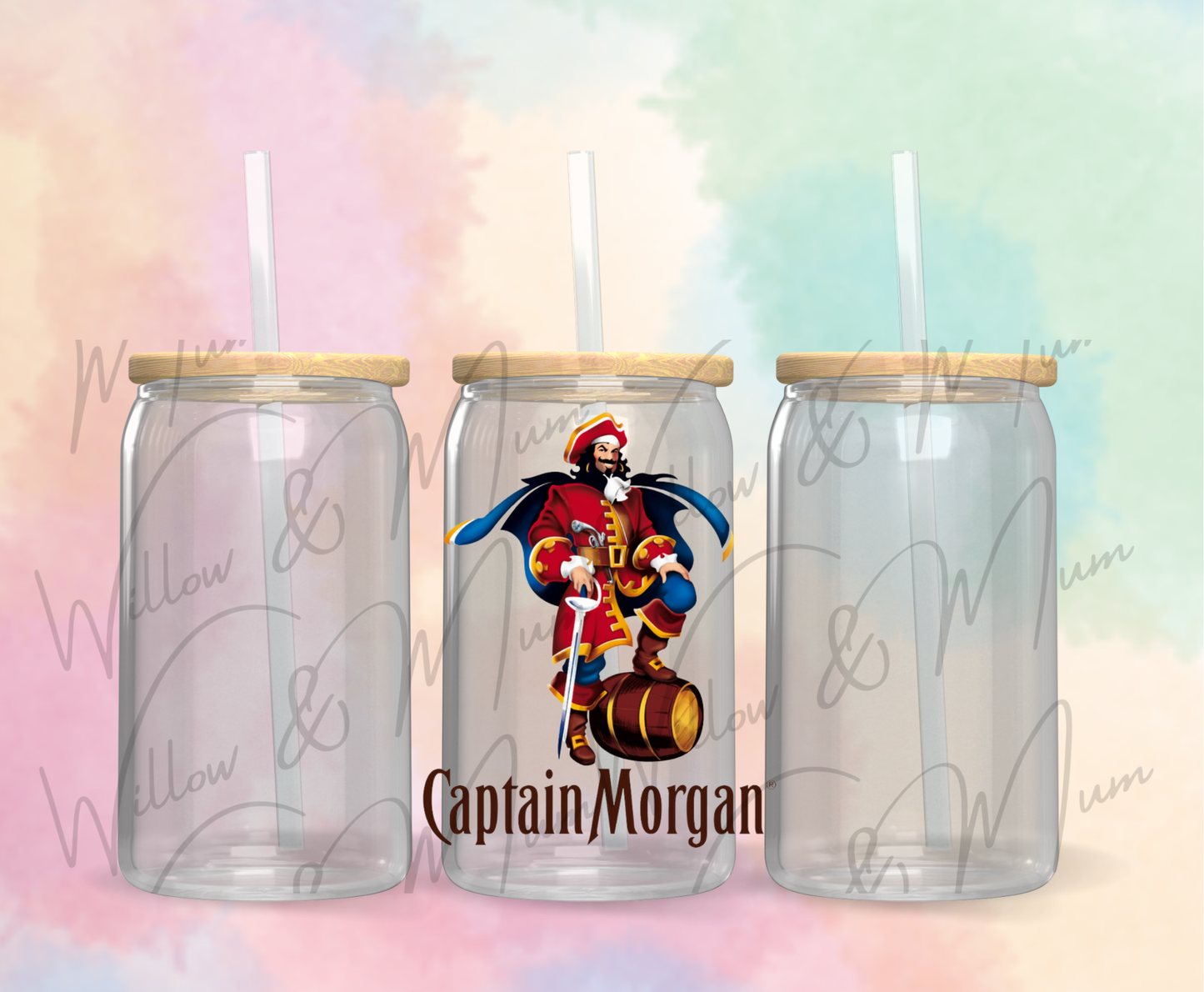 UV DTF Decals - 34  captain morgan