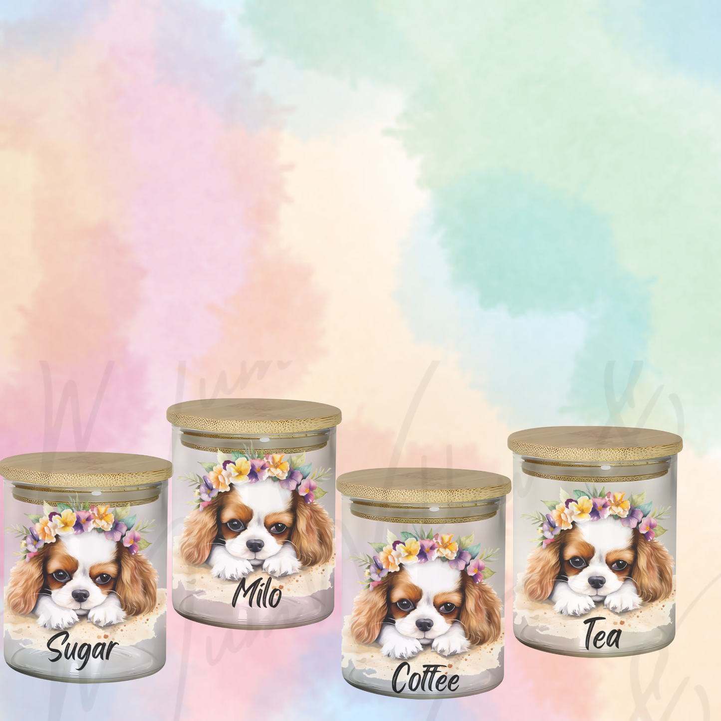 Canister decals - Dog 3