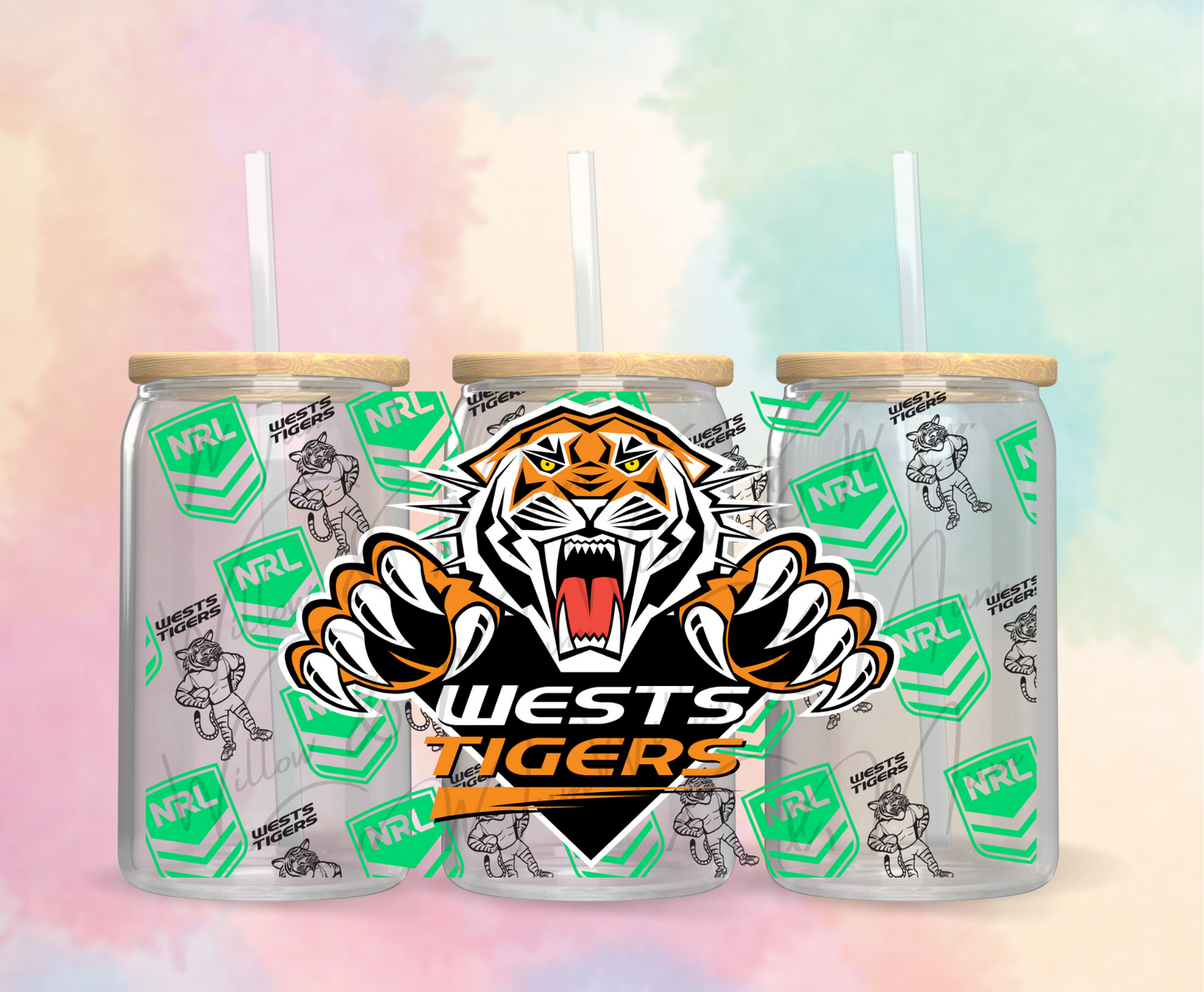 UV DTF 16OZ WRAP - Tigers D2 Nrl