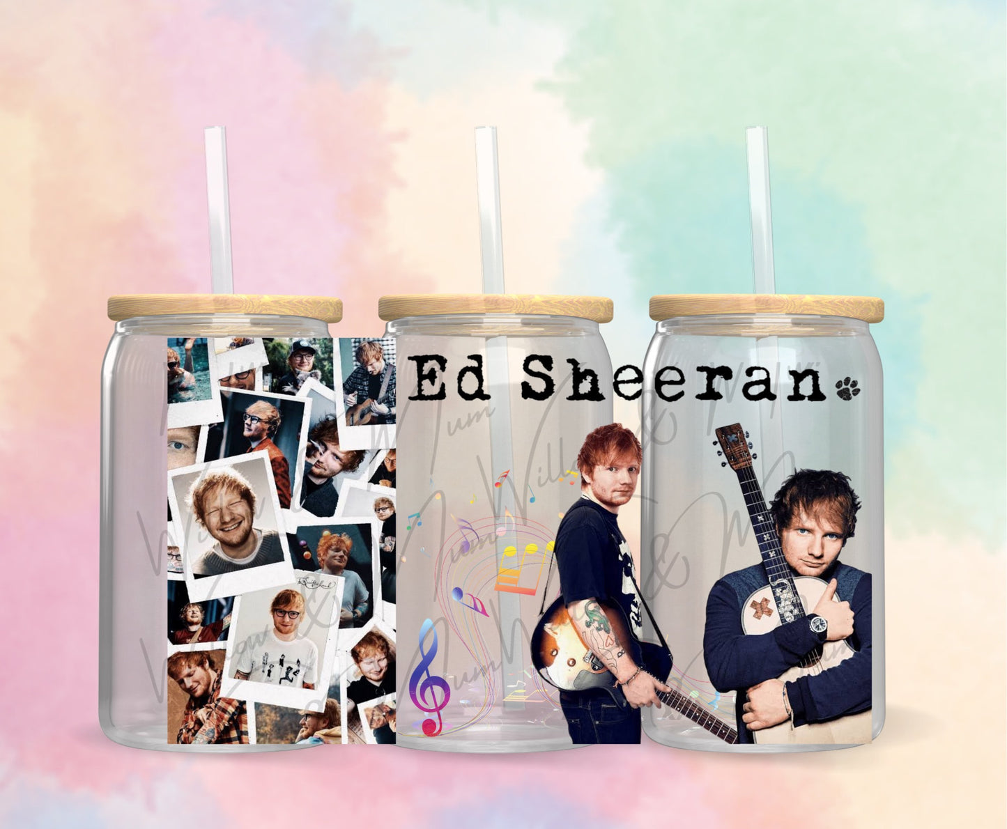 UV DTF 16OZ WRAP - music 35- Ed Sheeran