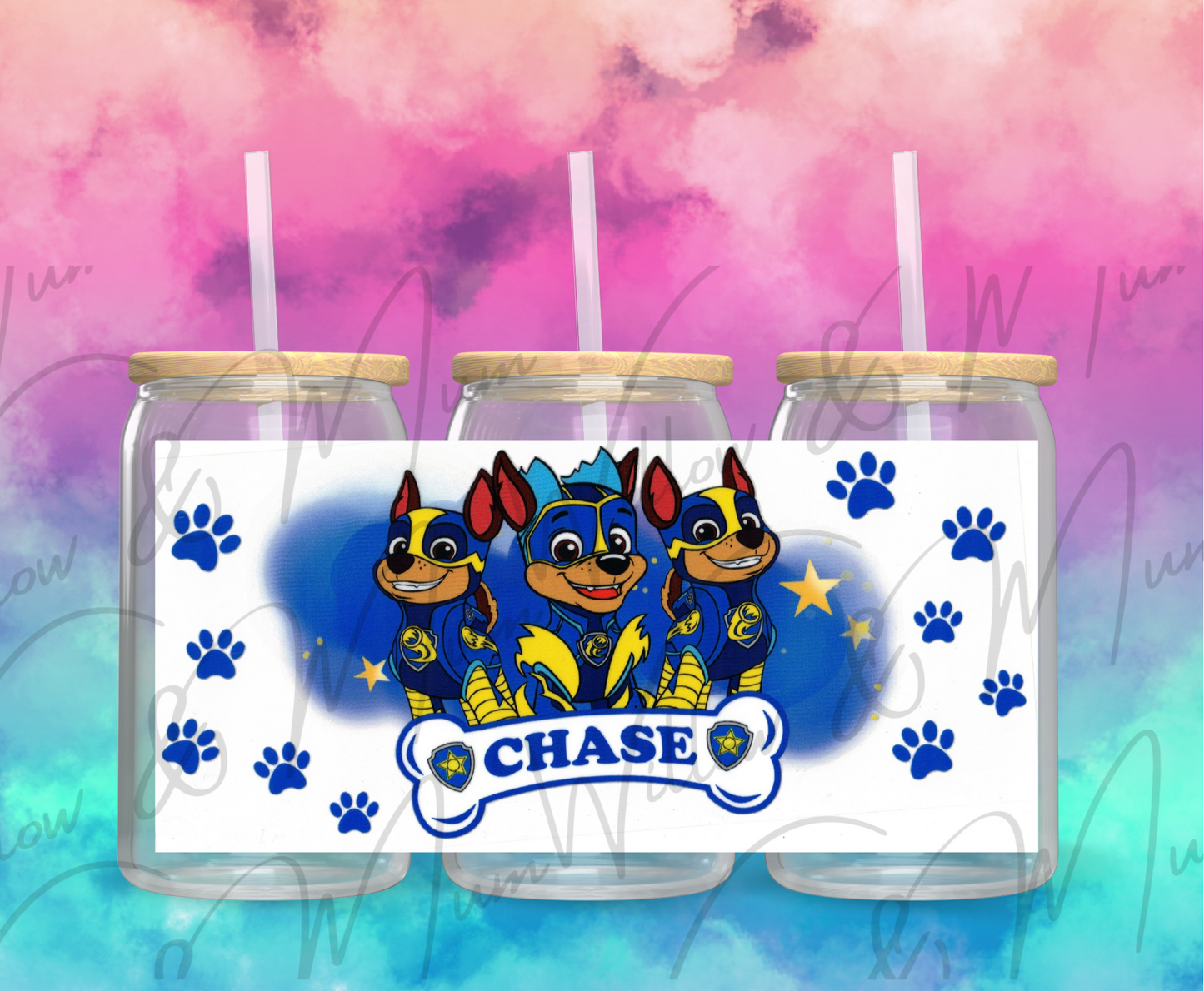 UV DTF 16OZ WRAP - KIDS 52 - Chase Paw Patrol