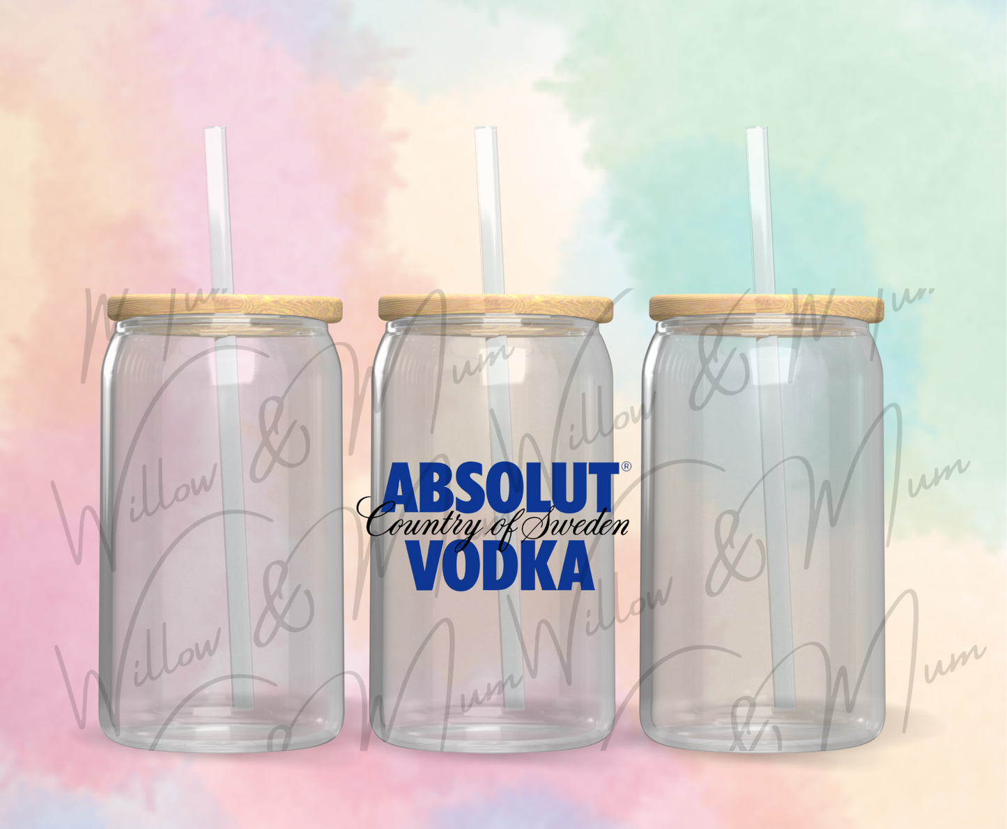 UV DTF Decals - 28 absolut vodka