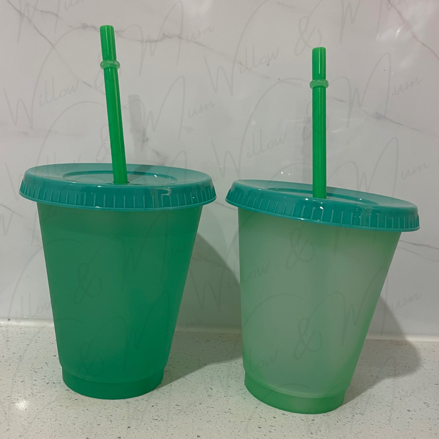 16oz | Colour Changing Cold Cup Green - Blanks