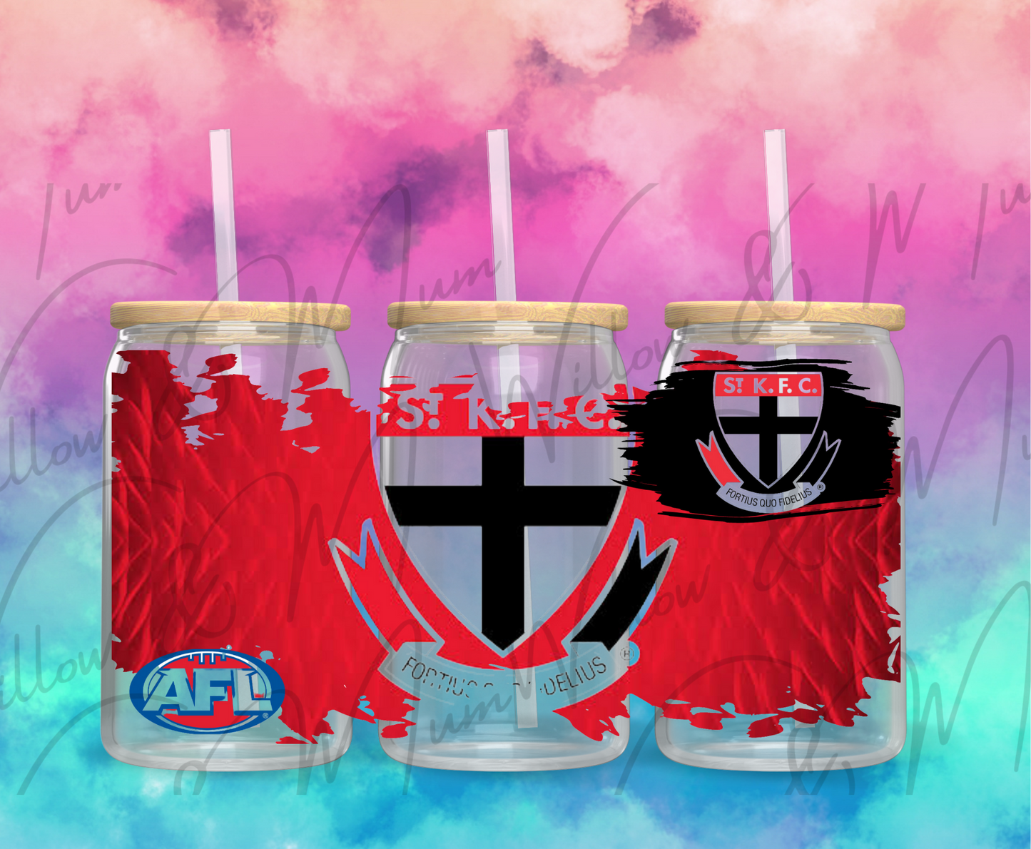 UV DTF 16OZ WRAP - AFL St. Kilda