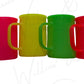 17oz | Glass Neon Mug - Blanks