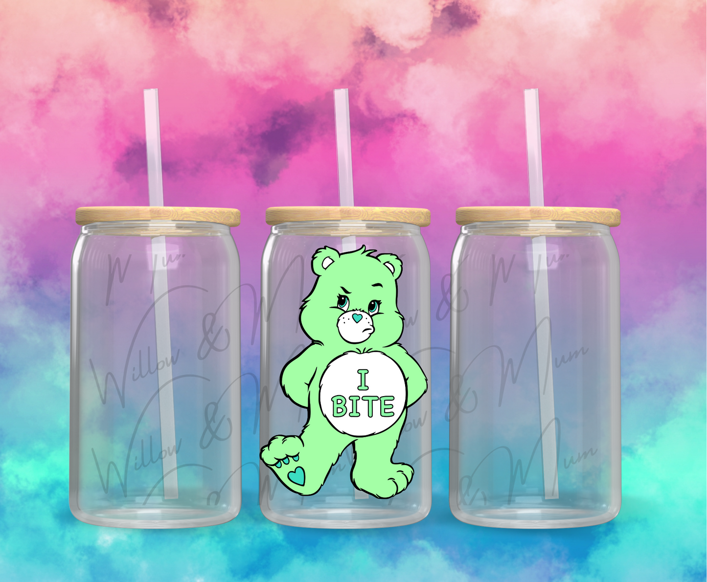 UV DTF Decals - Swear Bear - 100