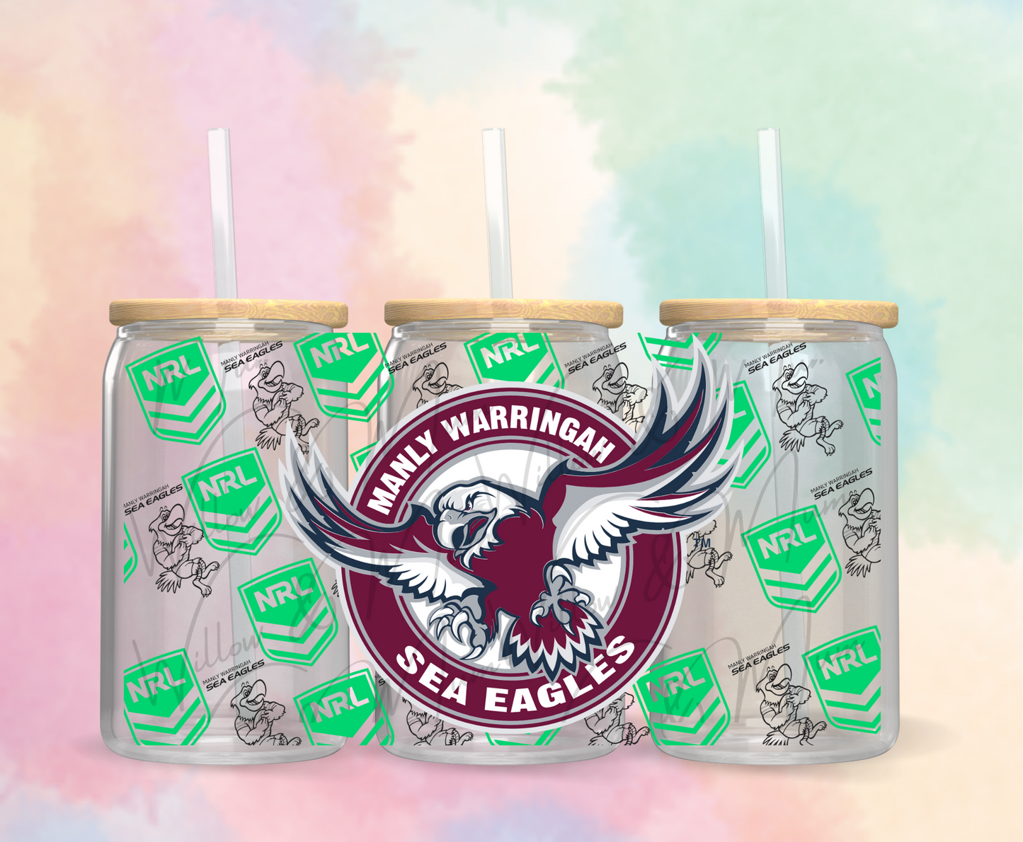 UV DTF 16OZ WRAP - Sea Eagles D2 Nrl