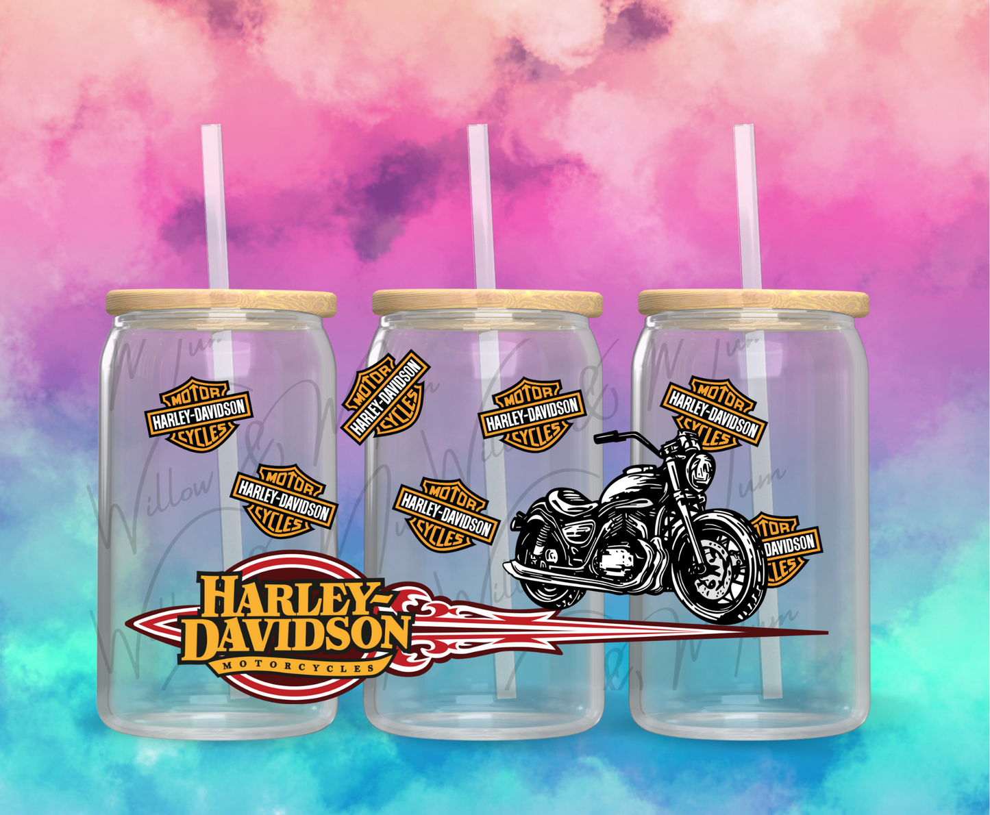 UV DTF 16OZ WRAP - MALE 5 - Harley Davidson