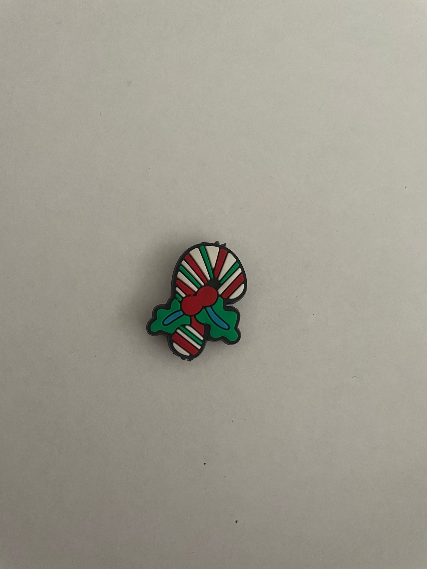 Silicone Focal Bead - CANDYCANE 45