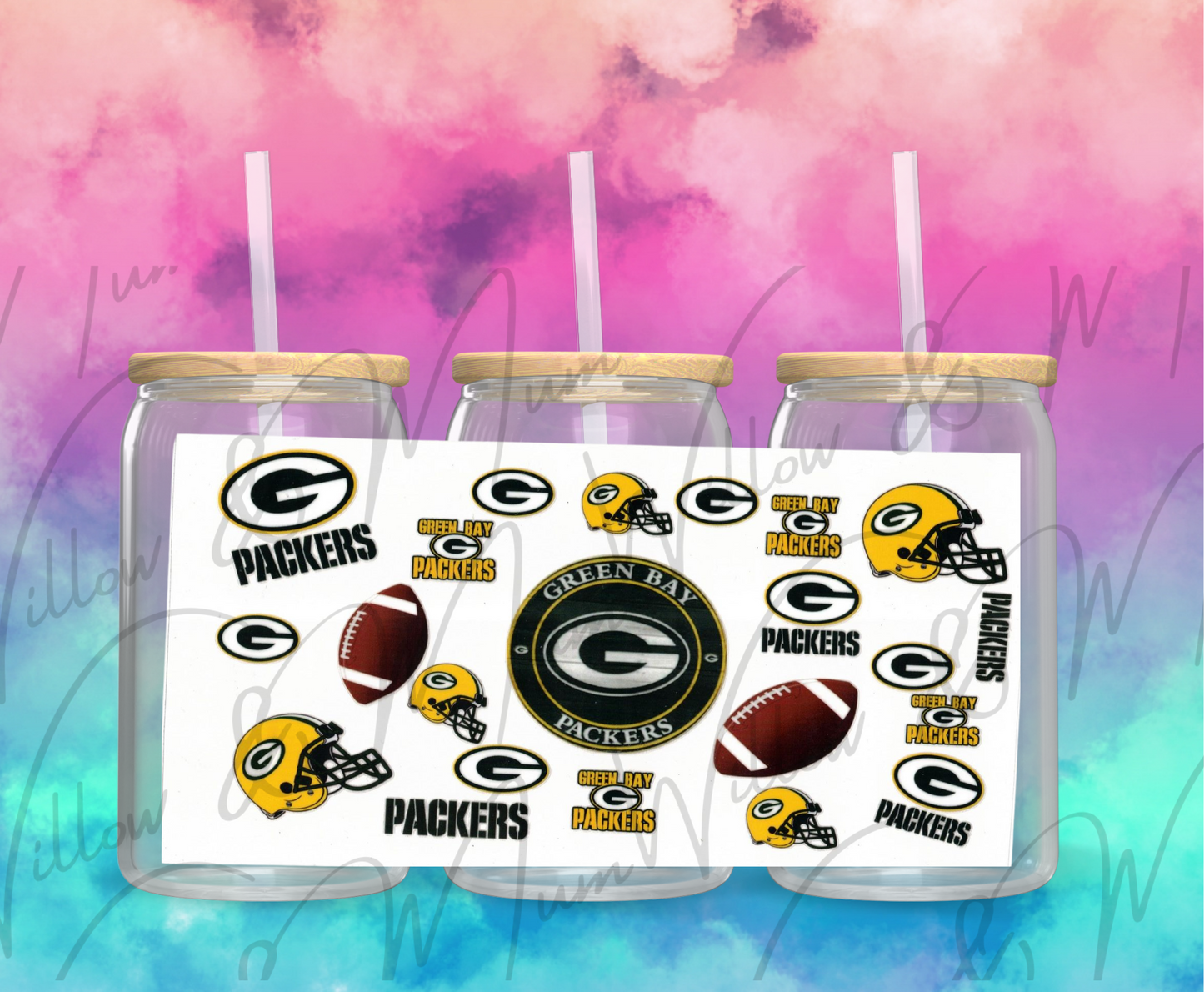 UV DTF 16OZ WRAP - SPORTS 4 - Green Bay Packers