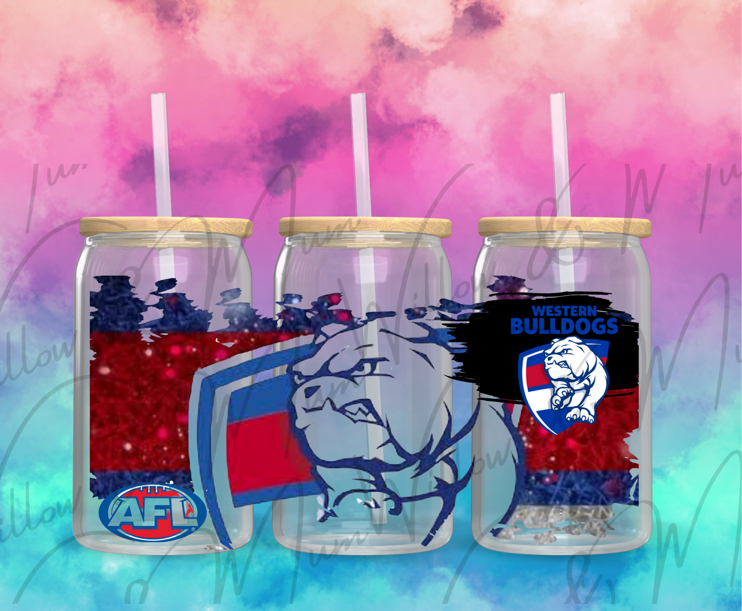 UV DTF 16OZ WRAP - AFL Bulldogs