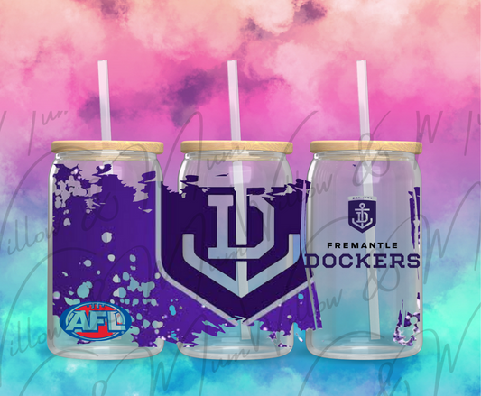 UV DTF 16OZ WRAP - AFL Fremantle