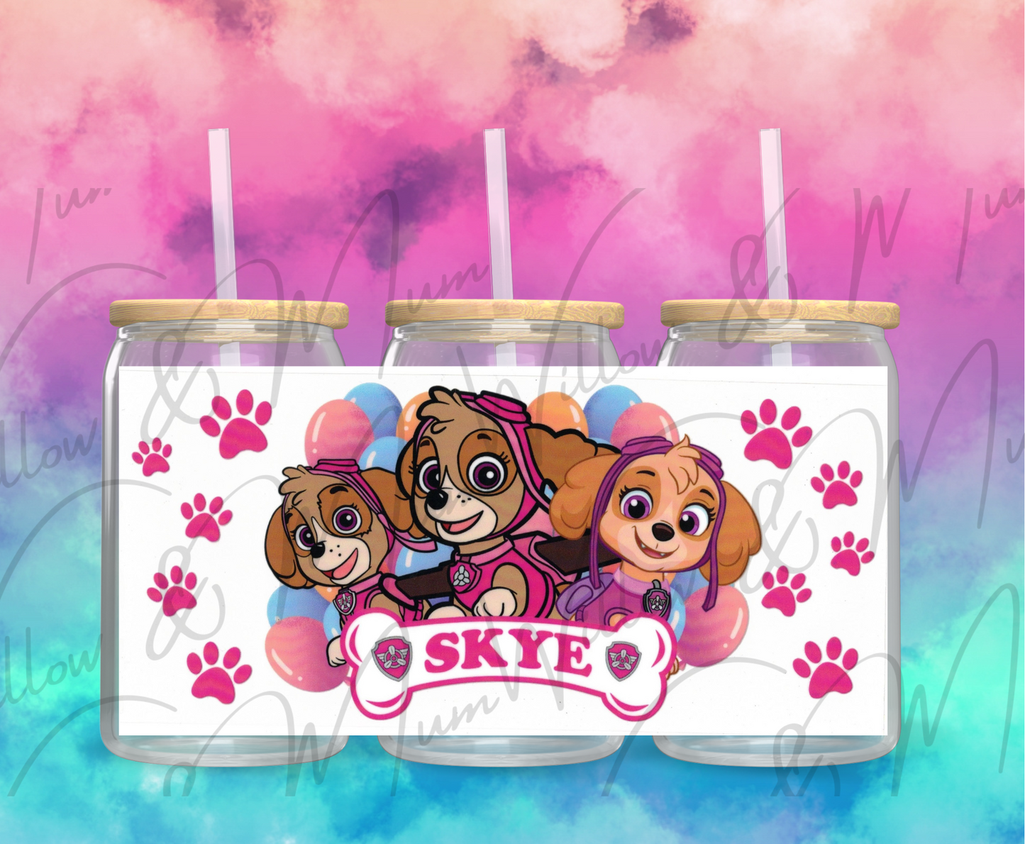 UV DTF 16OZ WRAP - KIDS 54 - Skye Paw Patrol