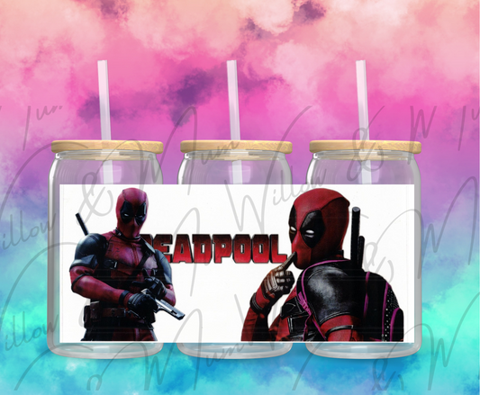 UV DTF 16OZ WRAP - TV 45 - Deadpool