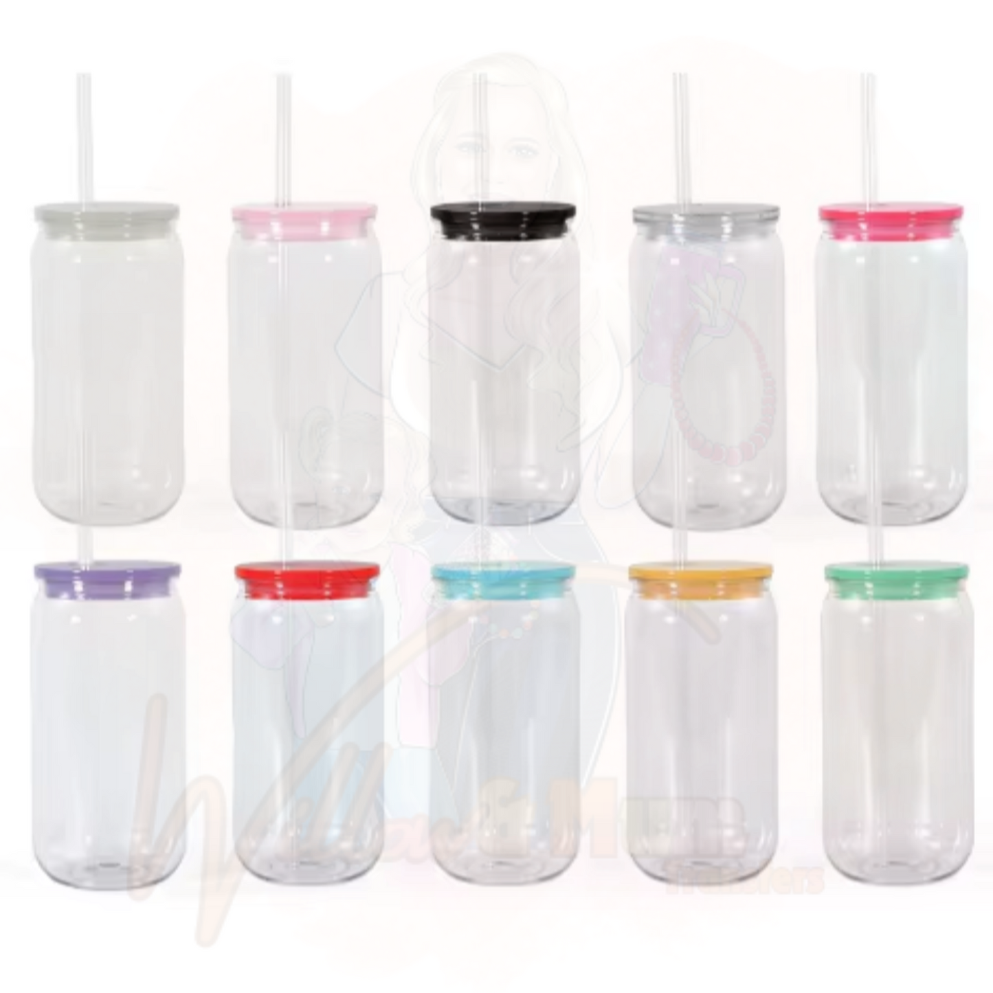 16oz Acrylic Libby cup | Plastic Lid | Blanks